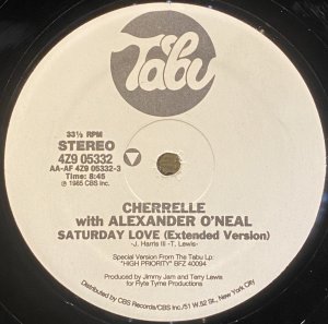 画像1: CHERRELLE WITH ALEXANDER O'NEAL - SATURDAY LOVE (1)